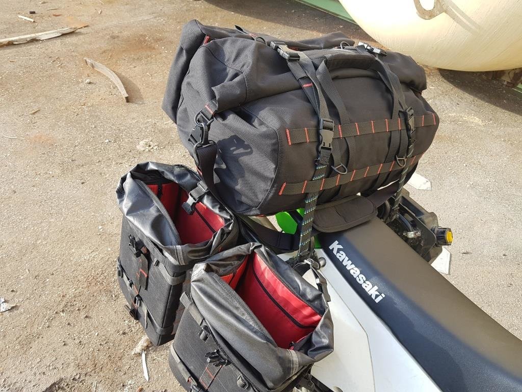 Kawasaki KLX250 багажная система крепление сумок